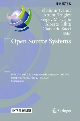 Ivanov / Sillitti / Kruglov | Open Source Systems | Buch | 978-3-030-47239-9 | sack.de