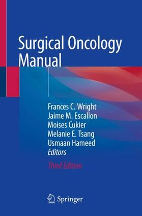 Wright / Escallon / Hameed |  Surgical Oncology Manual | Buch |  Sack Fachmedien