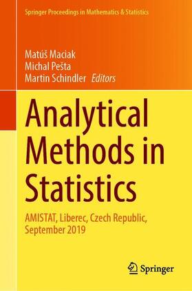 Maciak / Schindler / Pešta |  Analytical Methods in Statistics | Buch |  Sack Fachmedien