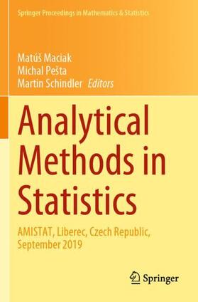 Maciak / Schindler / Pešta |  Analytical Methods in Statistics | Buch |  Sack Fachmedien