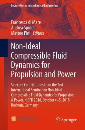 di Mare / Pini / Spinelli |  Non-Ideal Compressible Fluid Dynamics for Propulsion and Power | Buch |  Sack Fachmedien