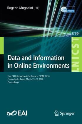 Mugnaini |  Data and Information in Online Environments | Buch |  Sack Fachmedien