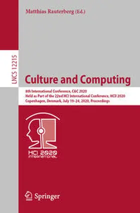 Rauterberg |  Culture and Computing | eBook | Sack Fachmedien