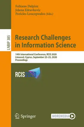 Dalpiaz / Zdravkovic / Loucopoulos |  Research Challenges in Information Science | eBook | Sack Fachmedien