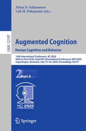 Schmorrow / Fidopiastis |  Augmented Cognition. Human Cognition and Behavior | eBook | Sack Fachmedien