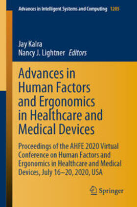 Kalra / Lightner |  Advances in Human Factors and Ergonomics in Healthcare and Medical Devices | eBook | Sack Fachmedien