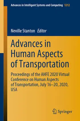 Stanton |  Advances in Human Aspects of Transportation | eBook | Sack Fachmedien