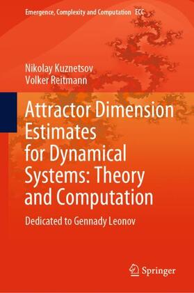 Reitmann / Kuznetsov |  Attractor Dimension Estimates for Dynamical Systems: Theory and Computation | Buch |  Sack Fachmedien