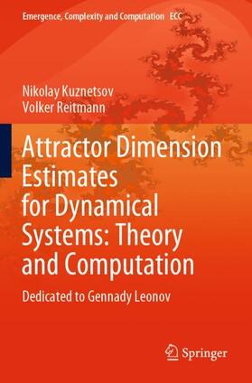 Reitmann / Kuznetsov |  Attractor Dimension Estimates for Dynamical Systems: Theory and Computation | Buch |  Sack Fachmedien