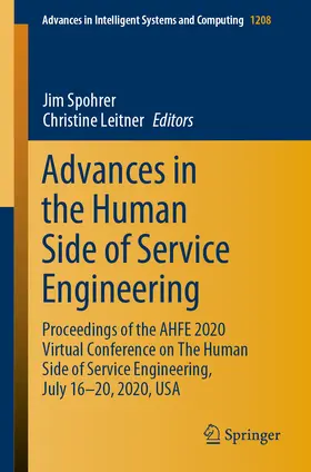 Spohrer / Leitner |  Advances in the Human Side of Service Engineering | eBook | Sack Fachmedien