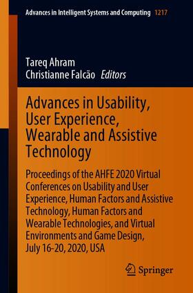 Ahram / Falcão | Advances in Usability, User Experience, Wearable and Assistive Technology | E-Book | sack.de