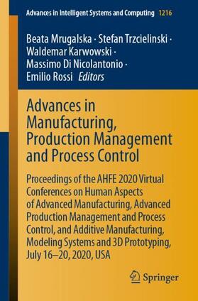 Mrugalska / Trzcielinski / Rossi |  Advances in Manufacturing, Production Management and Process Control | Buch |  Sack Fachmedien