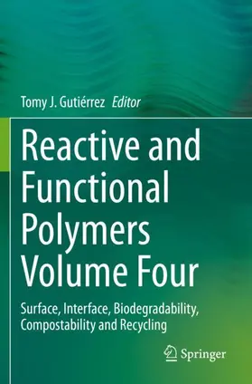 Gutiérrez |  Reactive and Functional Polymers Volume Four | Buch |  Sack Fachmedien