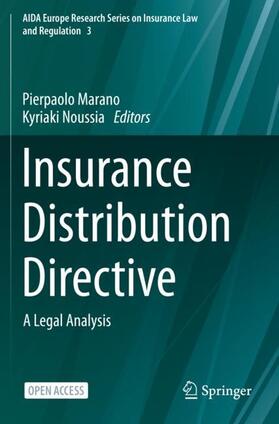 Noussia / Marano | Insurance Distribution Directive | Buch | 978-3-030-52740-2 | sack.de