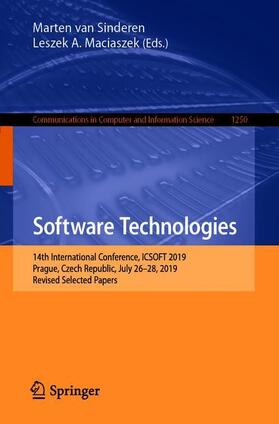 Maciaszek / van Sinderen |  Software Technologies | Buch |  Sack Fachmedien