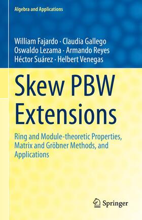 Fajardo / Gallego / Venegas |  Skew PBW Extensions | Buch |  Sack Fachmedien
