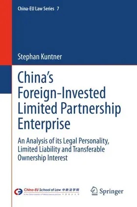 Kuntner |  China¿s Foreign-Invested Limited Partnership Enterprise | Buch |  Sack Fachmedien