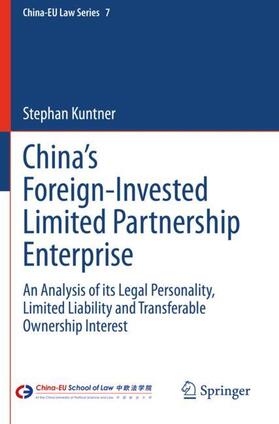 Kuntner |  China¿s Foreign-Invested Limited Partnership Enterprise | Buch |  Sack Fachmedien