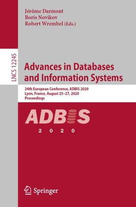 Darmont / Wrembel / National Research University, Higher School of Economics |  Advances in Databases and Information Systems | Buch |  Sack Fachmedien