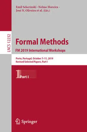 Sekerinski / Moreira / Astarte |  Formal Methods. FM 2019 International Workshops | eBook | Sack Fachmedien