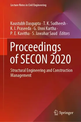 Dasgupta / Sudheesh / Jawahar Saud |  Proceedings of SECON 2020 | Buch |  Sack Fachmedien