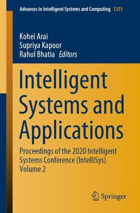 Arai / Bhatia / Kapoor | Intelligent Systems and Applications | Buch | 978-3-030-55186-5 | sack.de