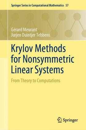 Duintjer Tebbens / Meurant |  Krylov Methods for Nonsymmetric Linear Systems | Buch |  Sack Fachmedien
