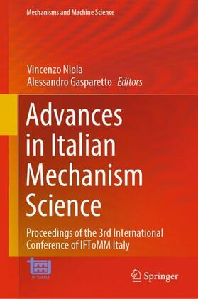 Gasparetto / Niola | Advances in Italian Mechanism Science | Buch | 978-3-030-55806-2 | sack.de