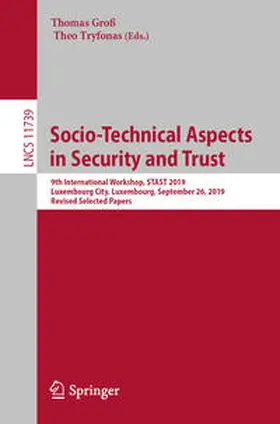 Groß / Tryfonas |  Socio-Technical Aspects in Security and Trust | eBook | Sack Fachmedien