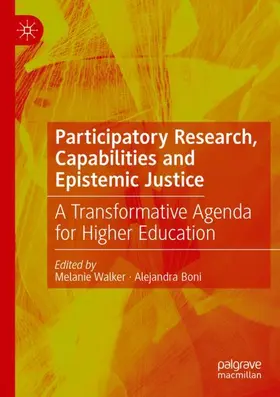 Boni / Walker | Participatory Research, Capabilities and Epistemic Justice | Buch | 978-3-030-56199-4 | sack.de