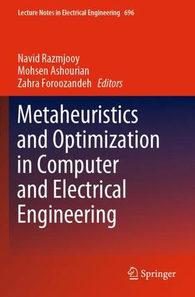 Razmjooy / Foroozandeh / Ashourian |  Metaheuristics and Optimization in Computer and Electrical Engineering | Buch |  Sack Fachmedien