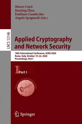 Conti / Spognardi / Zhou |  Applied Cryptography and Network Security | Buch |  Sack Fachmedien