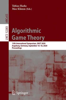 Klimm / Harks |  Algorithmic Game Theory | Buch |  Sack Fachmedien