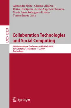 Nolte / Alvarez / Hishiyama | Collaboration Technologies and Social Computing | E-Book | sack.de