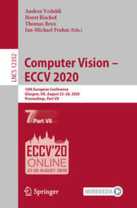 Vedaldi / Bischof / Brox |  Computer Vision – ECCV 2020 | eBook | Sack Fachmedien