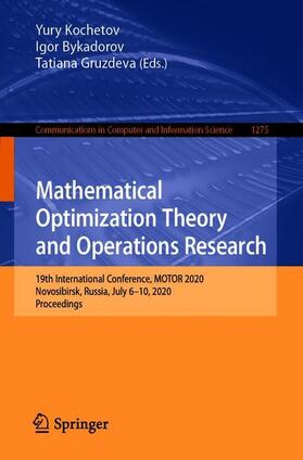 Kochetov / Gruzdeva / Bykadorov |  Mathematical Optimization Theory and Operations Research | Buch |  Sack Fachmedien