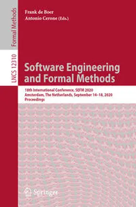 de Boer / Cerone |  Software Engineering and Formal Methods | eBook | Sack Fachmedien