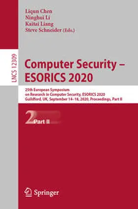 Chen / Li / Liang | Computer Security – ESORICS 2020 | E-Book | sack.de