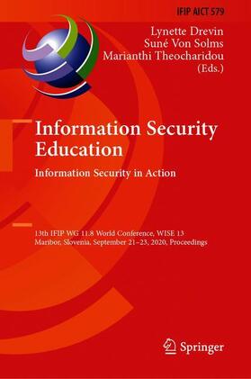 Drevin / Theocharidou / Von Solms | Information Security Education. Information Security in Action | Buch | 978-3-030-59290-5 | sack.de
