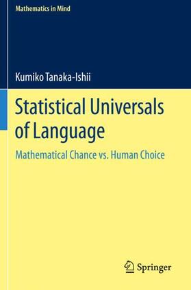 Tanaka-Ishii |  Statistical Universals of Language | Buch |  Sack Fachmedien