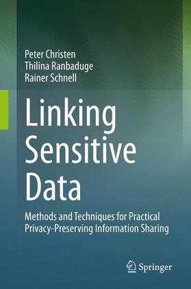 Christen / Schnell / Ranbaduge |  Linking Sensitive Data | Buch |  Sack Fachmedien