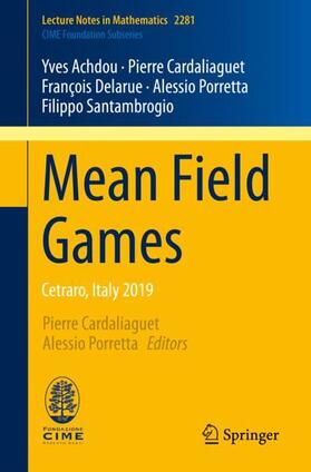 Achdou / Cardaliaguet / Delarue |  Mean Field Games | Buch |  Sack Fachmedien