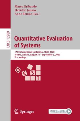 Gribaudo / Remke / Jansen |  Quantitative Evaluation of Systems | Buch |  Sack Fachmedien