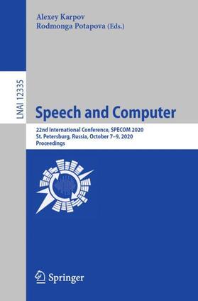 Potapova / Karpov |  Speech and Computer | Buch |  Sack Fachmedien
