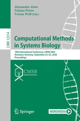 Abate / Wolf / Petrov |  Computational Methods in Systems Biology | Buch |  Sack Fachmedien