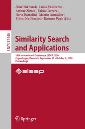 Satoh / Vadicamo / Zimek |  Similarity Search and Applications | eBook | Sack Fachmedien