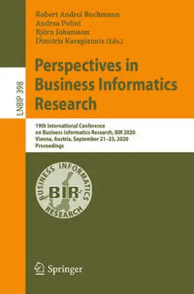 Buchmann / Polini / Johansson |  Perspectives in Business Informatics Research | eBook | Sack Fachmedien