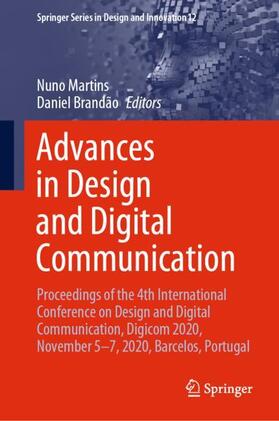 Brandão / Martins |  Advances in Design and Digital Communication | Buch |  Sack Fachmedien