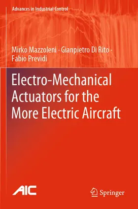 Mazzoleni / Previdi / Di Rito |  Electro-Mechanical Actuators for the More Electric Aircraft | Buch |  Sack Fachmedien