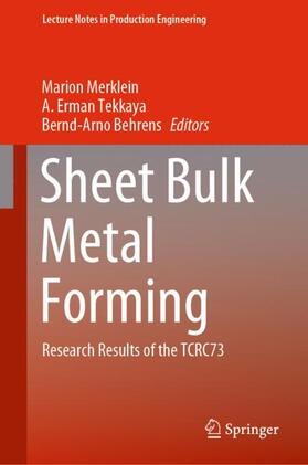 Merklein / Behrens / Tekkaya |  Sheet Bulk Metal Forming | Buch |  Sack Fachmedien